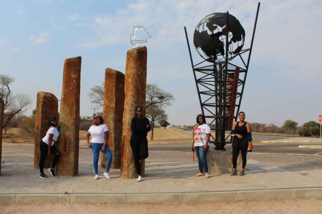 Traveyola Tropic of Capricorn Monument Botswana