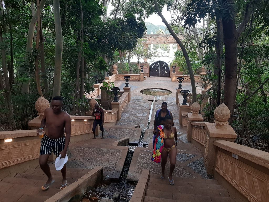 Walking on a tour/holiday - recreation - relaxing