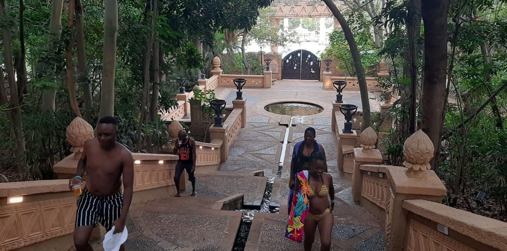 Walking on a tour/holiday - recreation - relaxing